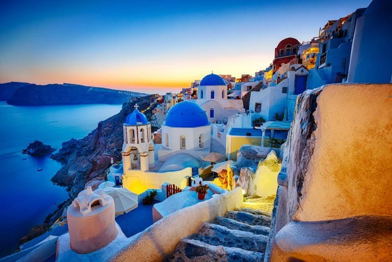 Chiêm ngưỡng vẻ đẹp Santorini 4k