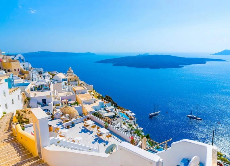 Săn những bức Santorini lãng mạn