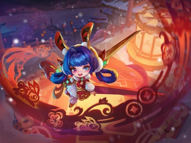 Ngắm trọn gwen tft chibi siêu ngộ nghĩnh
