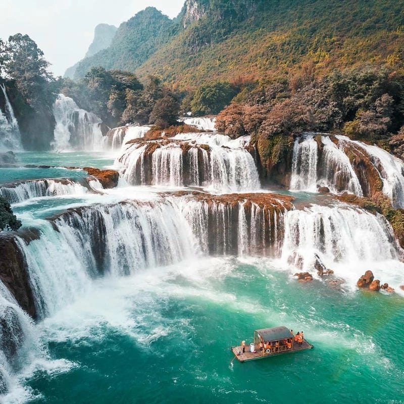 Chiêm ngưỡng vẻ đẹp thác Bản Giốc Cao Bằng