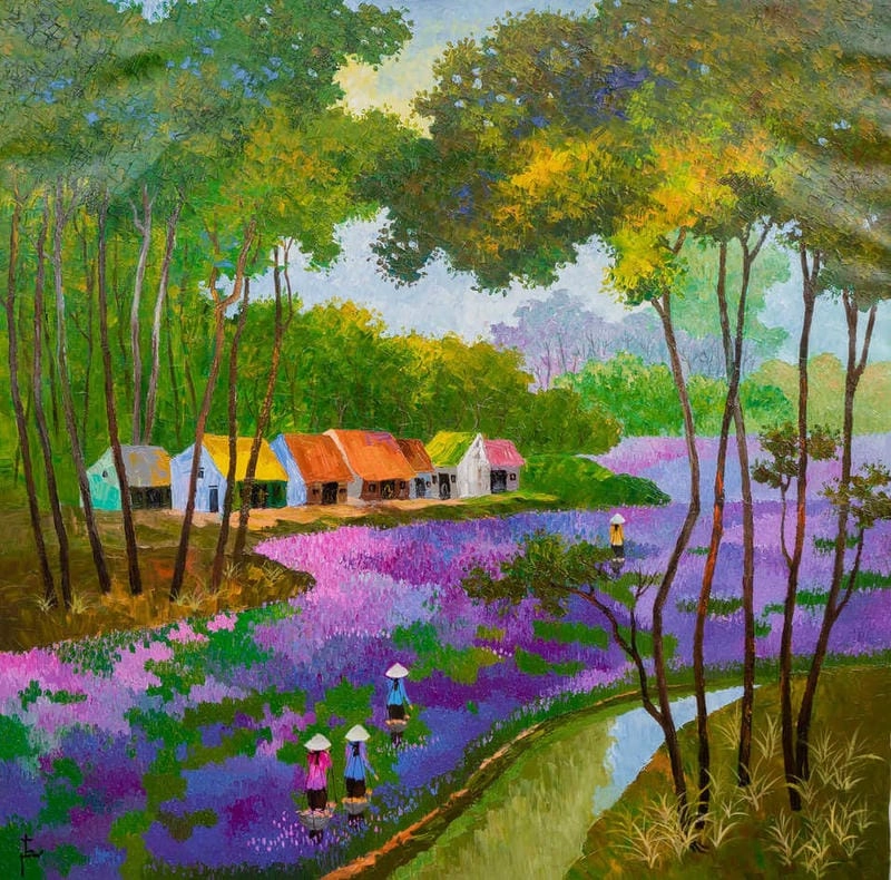 Cùng du ngoạn tranh phong cảnh mê hoặc
