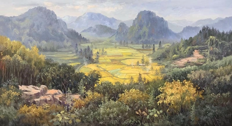 Ngắm nhìn vẻ đẹp tranh phong cảnh hoang sơ