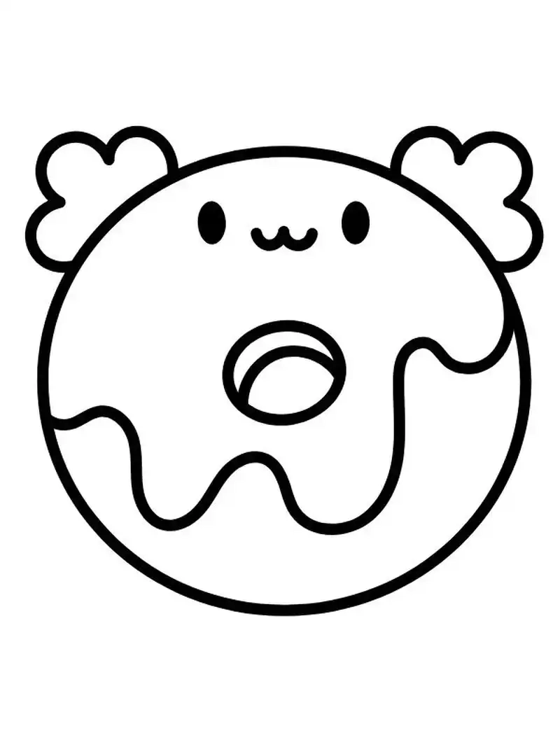 Vui học màu sắc với tô màu donut dễ thương