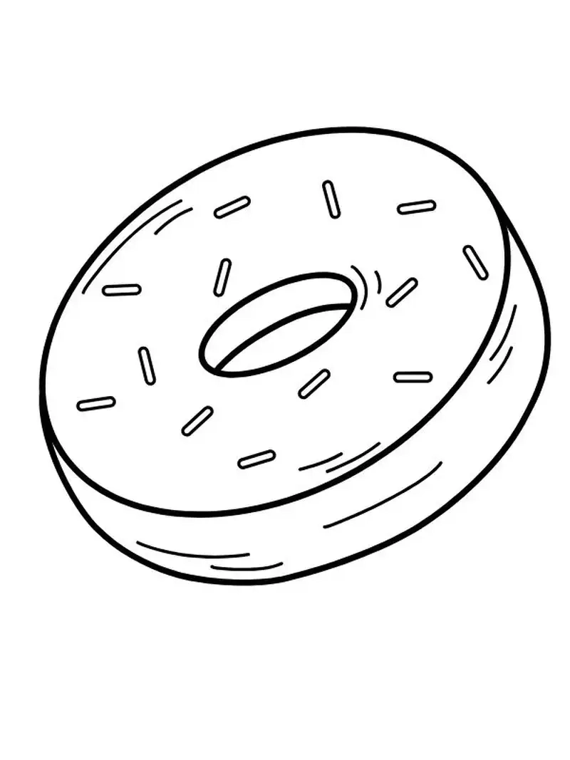 Khơi dậy sáng tạo cùng bé tô màu bánh donut vui nhộn