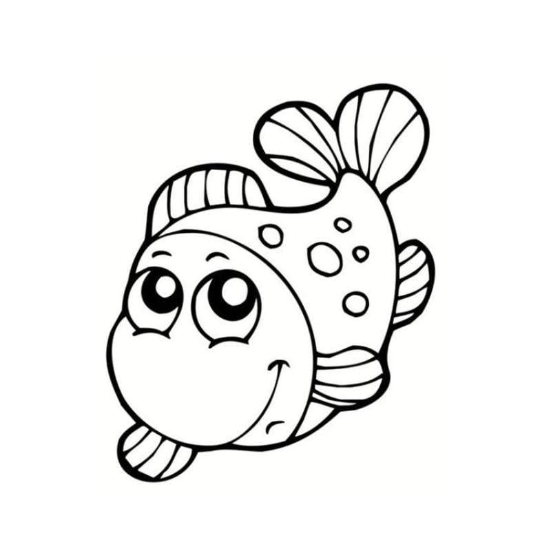 Tranh tô màu cá hề (cá Nemo) là như thế nào hấp dẫn bé