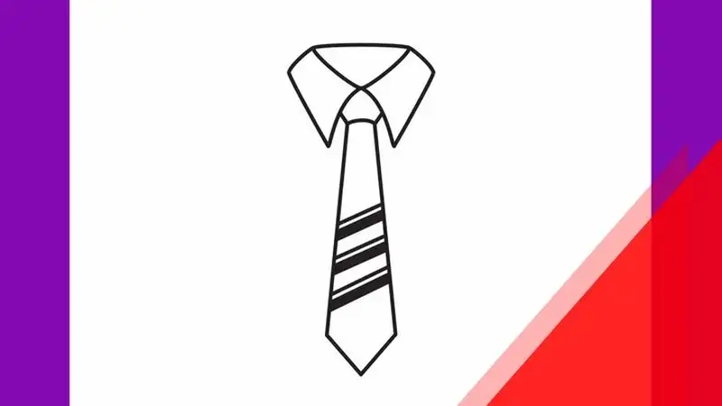 Bé yêu thích tranh cà vạt đơn giản dễ hoàn thiện