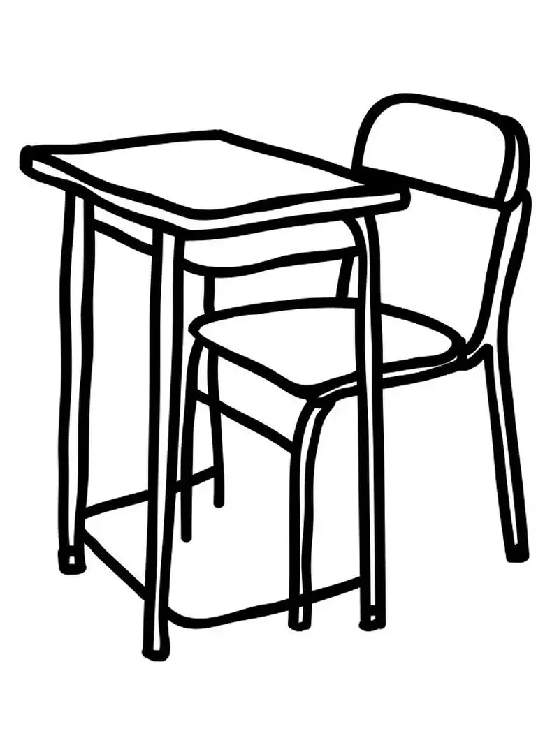 Thỏa sức vẽ tranh tô màu bàn học đơn giản phù hợp trẻ mới học