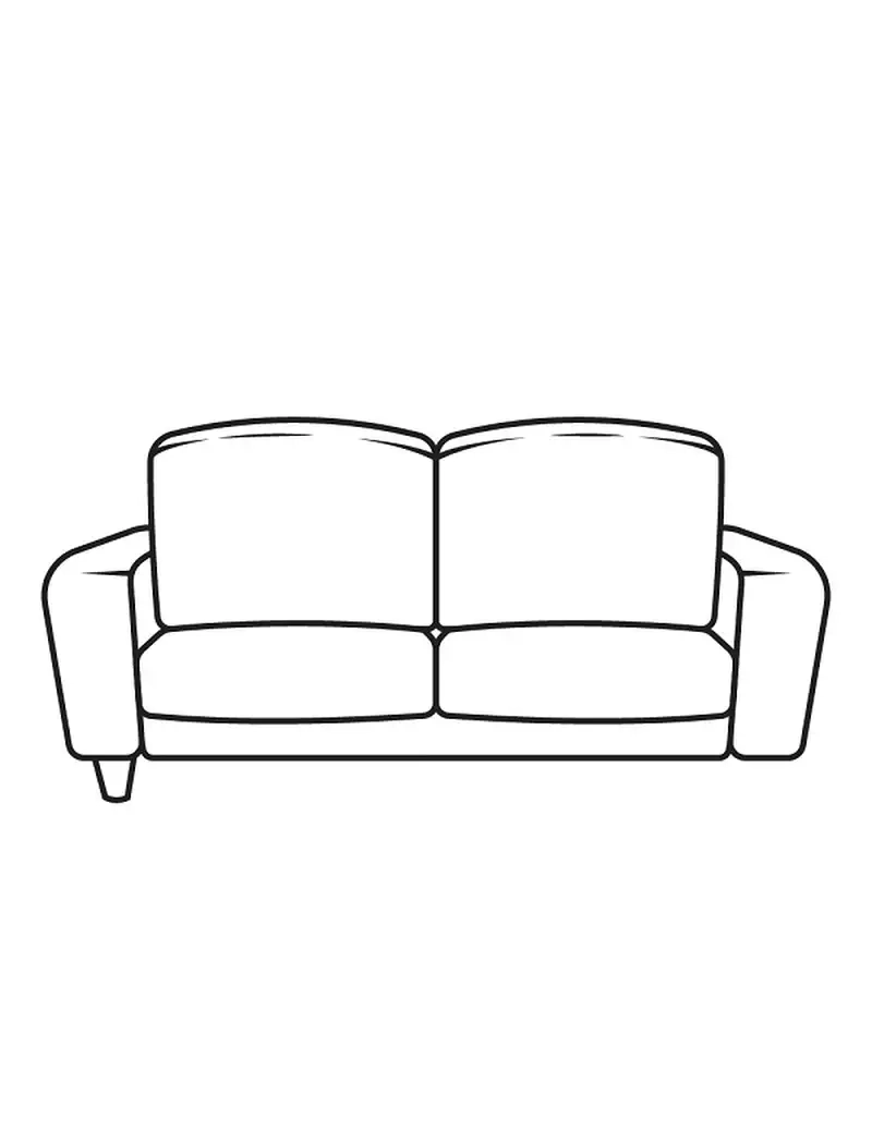 Khám phá nét đẹp cùng tranh tô màu sofa đơn giản