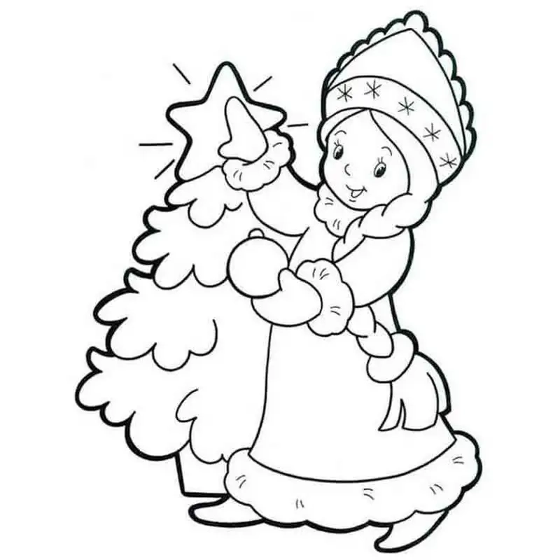 Tranh tô màu cây thông Noel là như thế nào