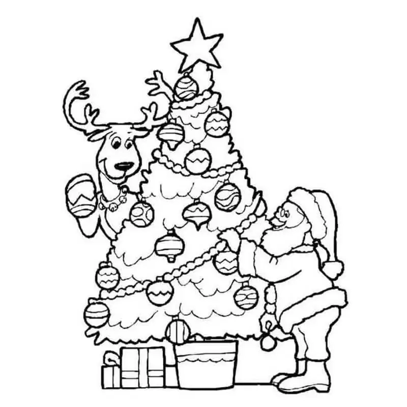 Tải ngay nhiều mẫu hình ảnh tô màu cây thông noel độc đáo cho bé