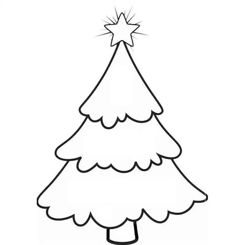 Bé sẽ thích thú khi sở hữu bộ tranh tô màu cho bé cây thông noel hấp dẫn
