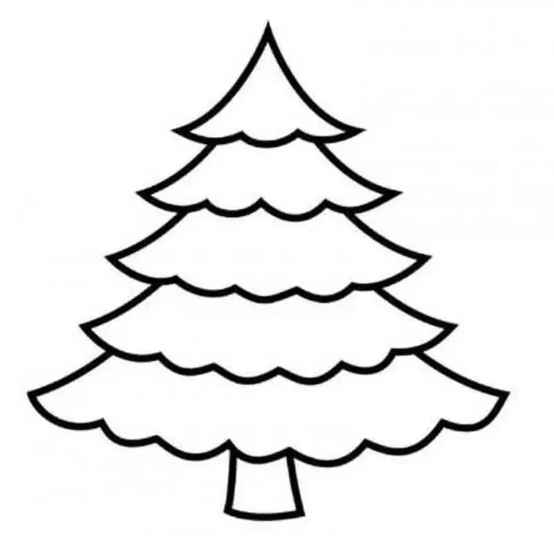 Khám phá ngay bộ tô màu cây thông noel cho bé siêu dễ thương
