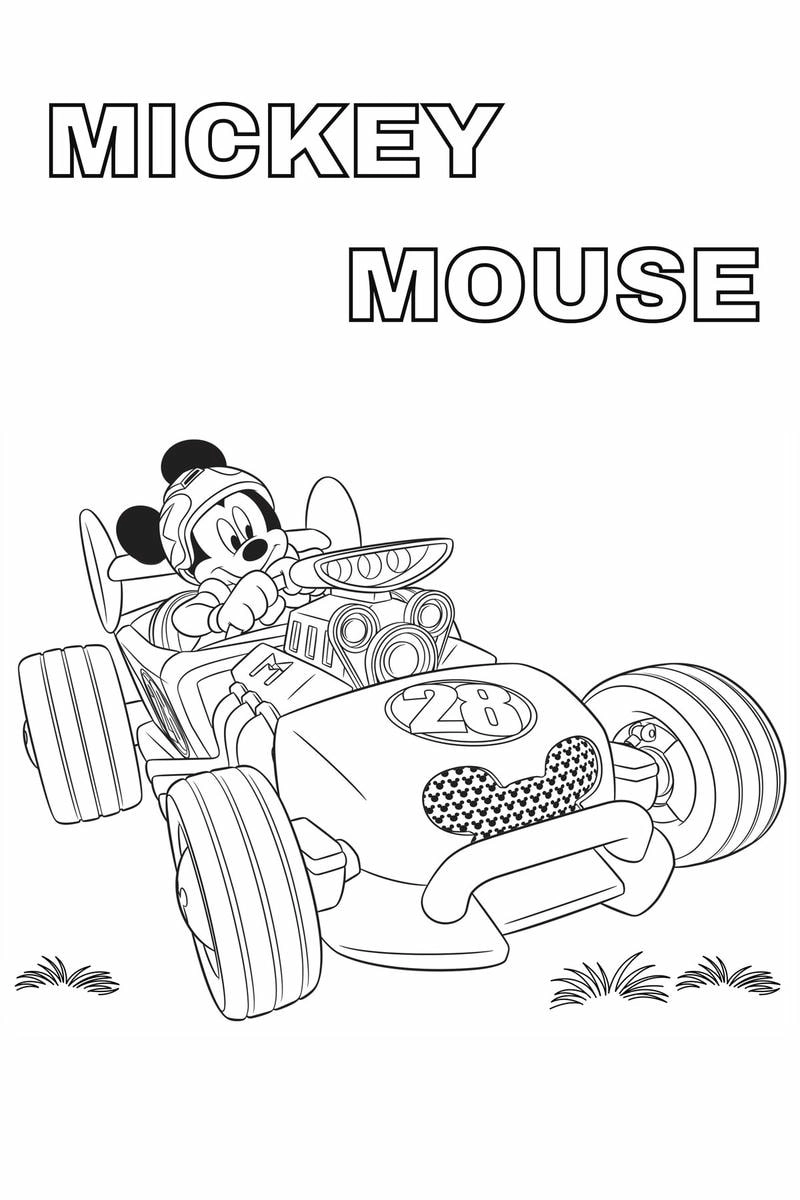 Khám phá bộ tranh tô màu chuột Mickey đa dạng cho bé