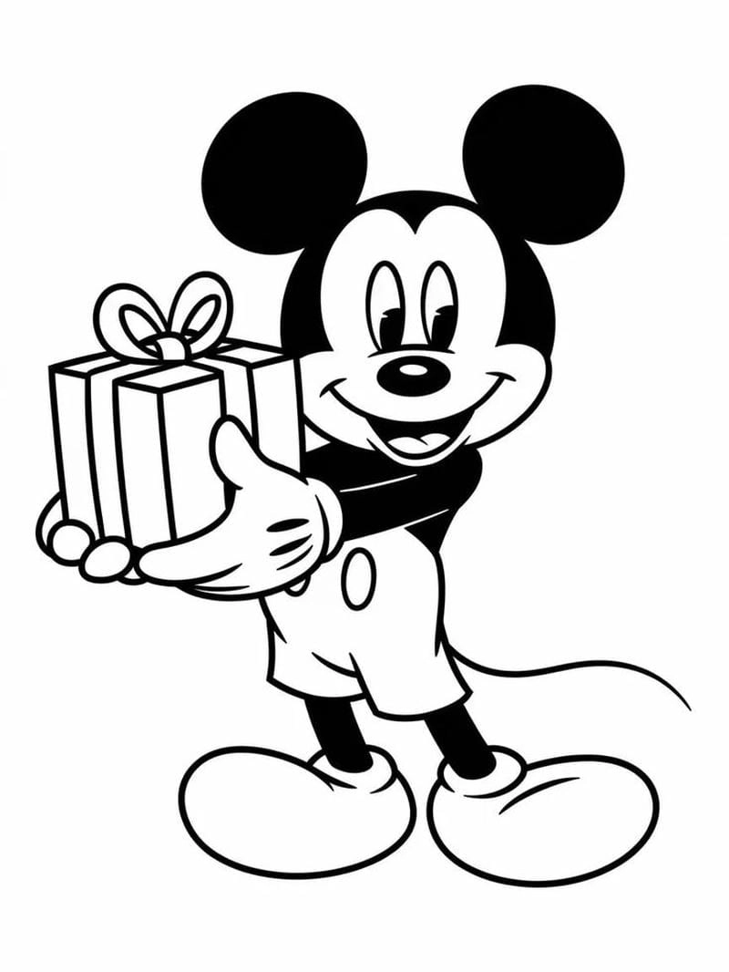 Thỏa sức sáng tạo với tranh tô màu Mickey theo chủ đề Disney