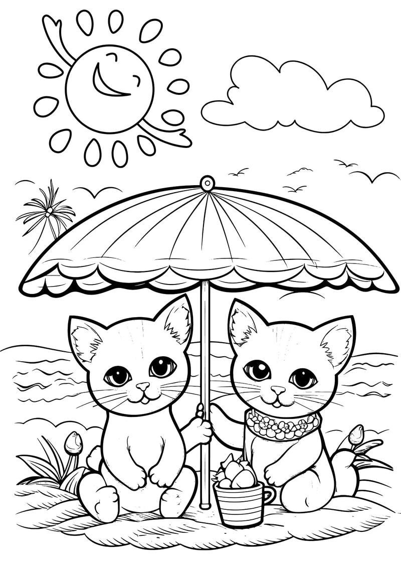 Rèn luyện kỹ năng qua tranh tô màu con vật đơn giản cho bé