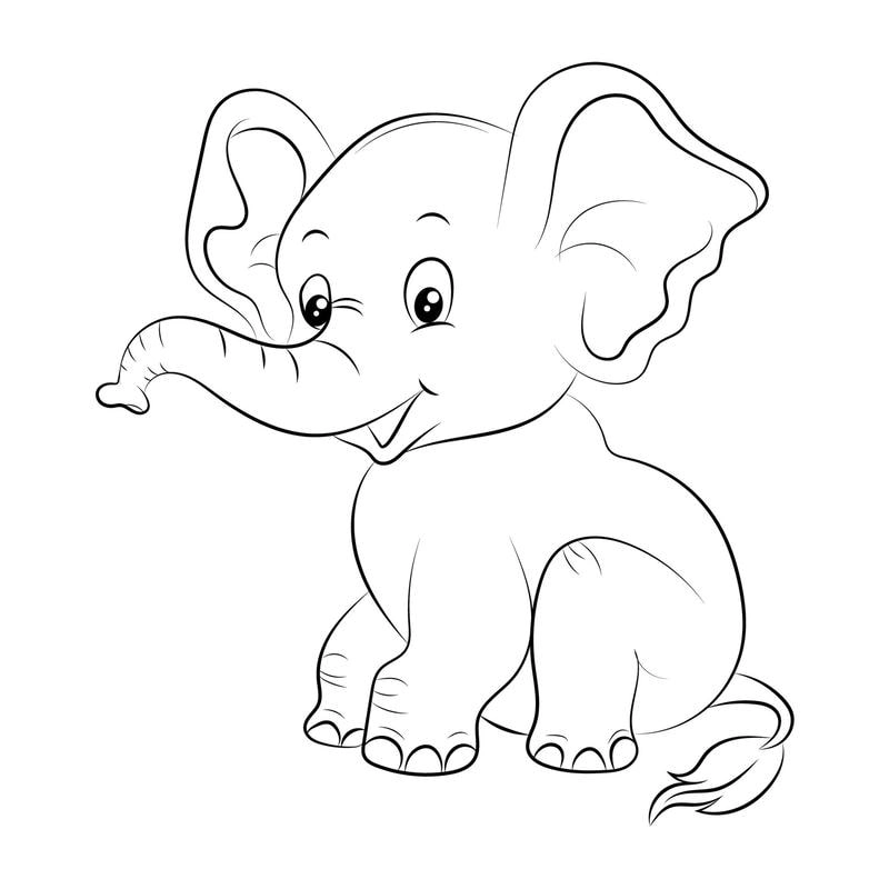 Tô màu dễ thương cùng tranh tô màu con vật cute ngộ nghĩnh