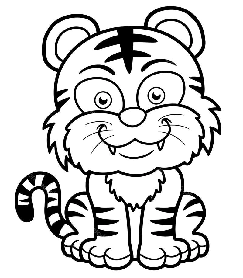 Download nhanh tranh tô màu con vật khó download cho bé thỏa sức