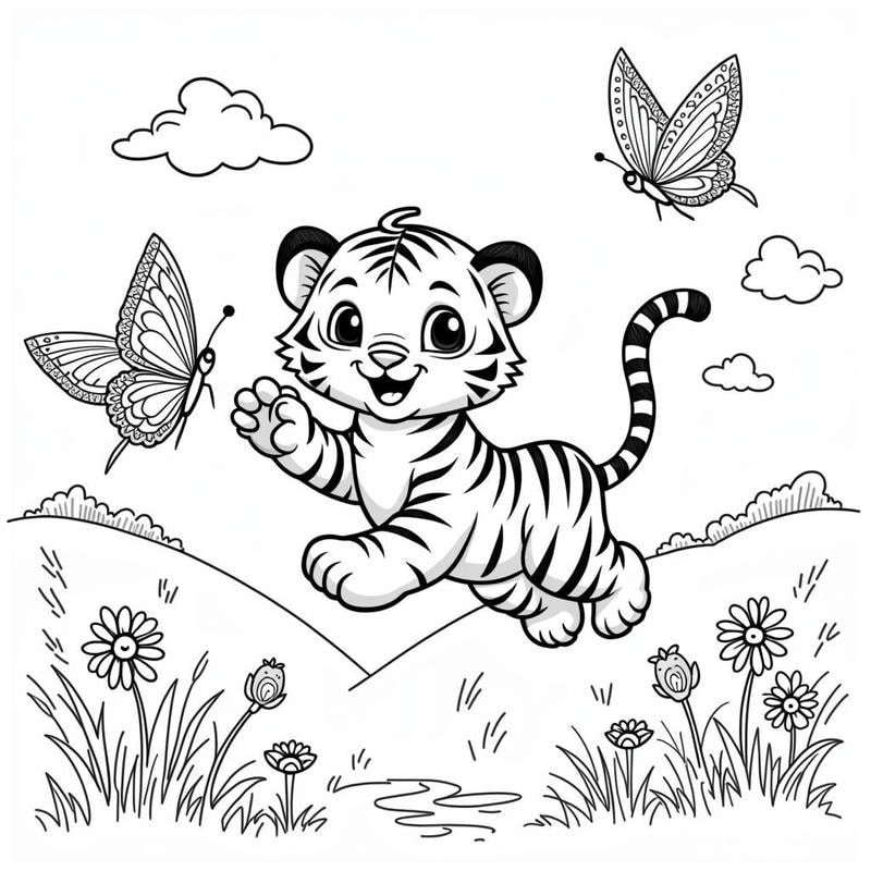 Tranh tô màu con vật khổ A5 là như thế nào