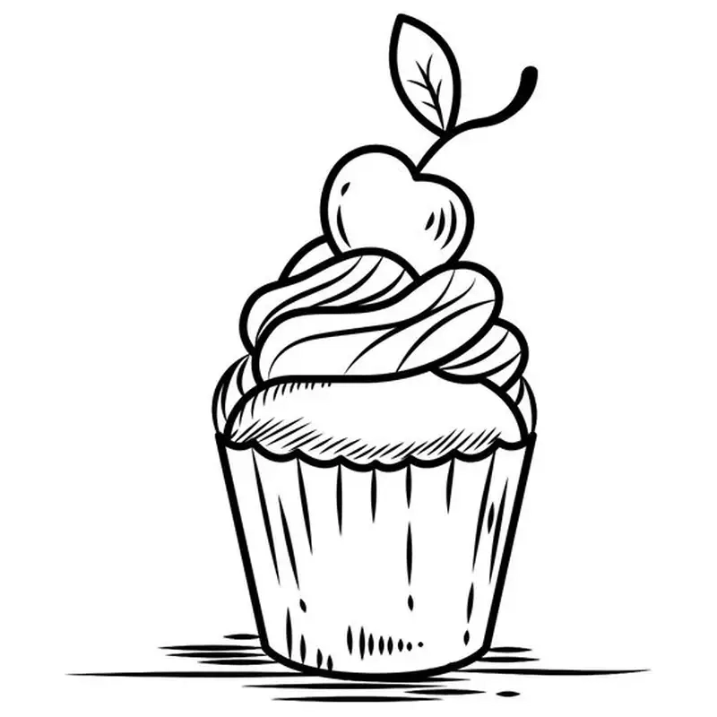 Bé sáng tạo vui vẻ với tranh tô màu cupcake