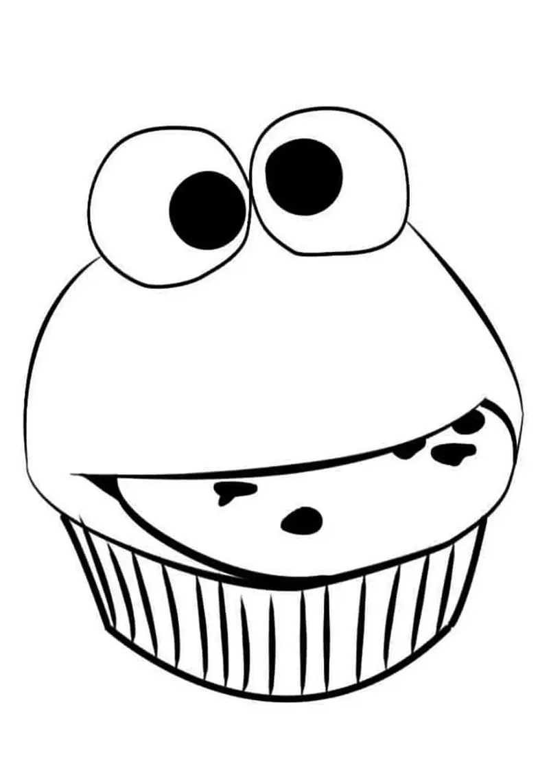 Khám phá bộ tranh tô màu cupcake đẹp nhất cho bé