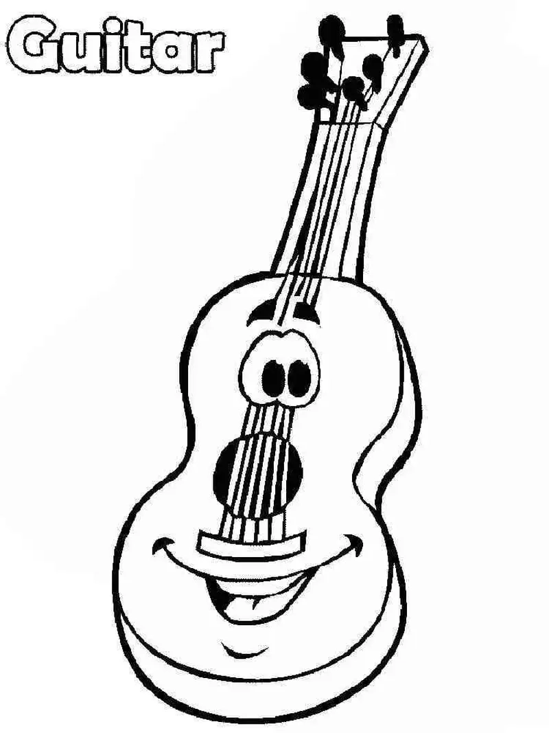 Giải trí sáng tạo với tranh tô màu guitar điện cho người lớn