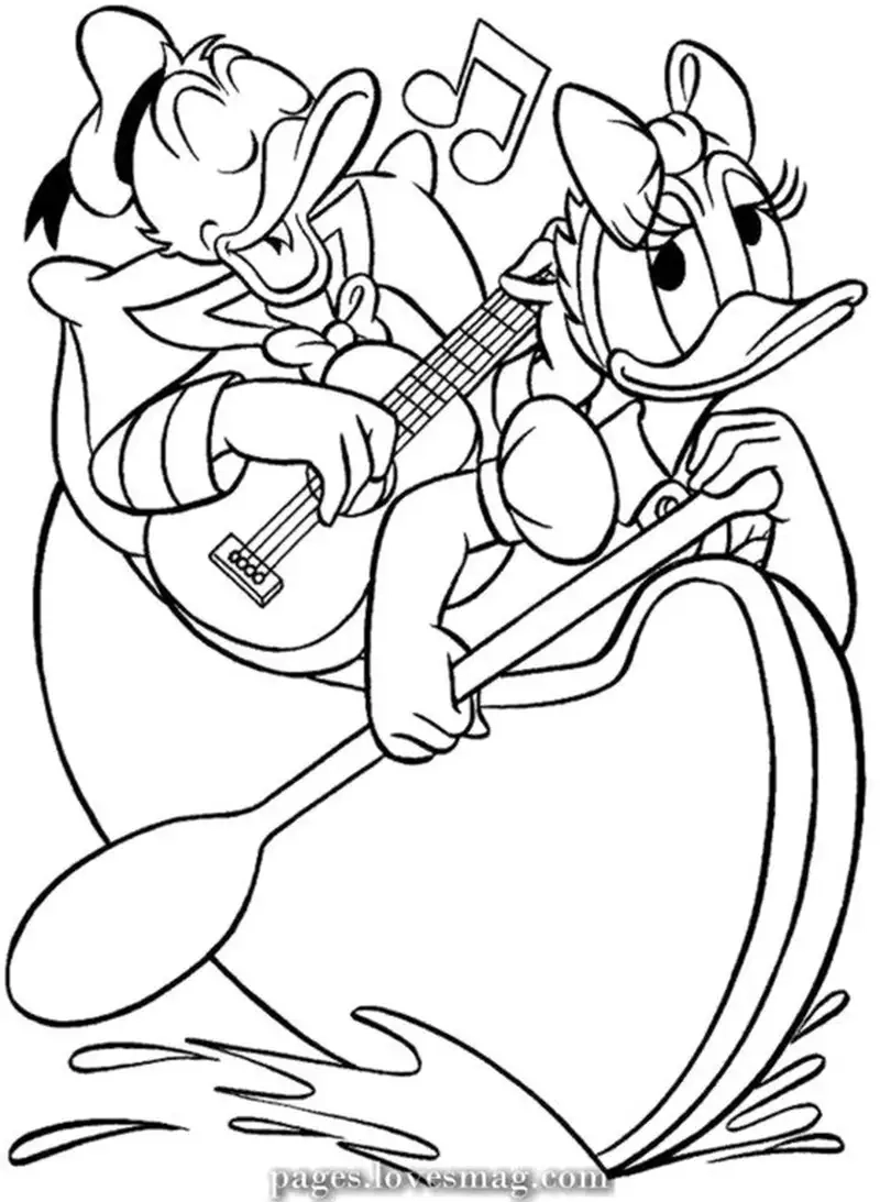Vẻ đẹp nghệ thuật trong tranh tô màu guitar cổ điển