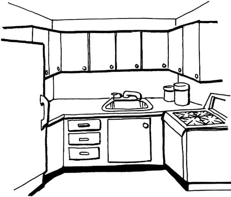 Bé sẽ mê mẩn với đồ dùng nhà bếp tô màu thú vị và sống động