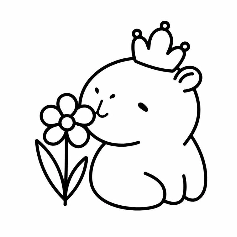 Khám phá bộ sưu tập tranh tô màu chibi động vật cực dễ thương