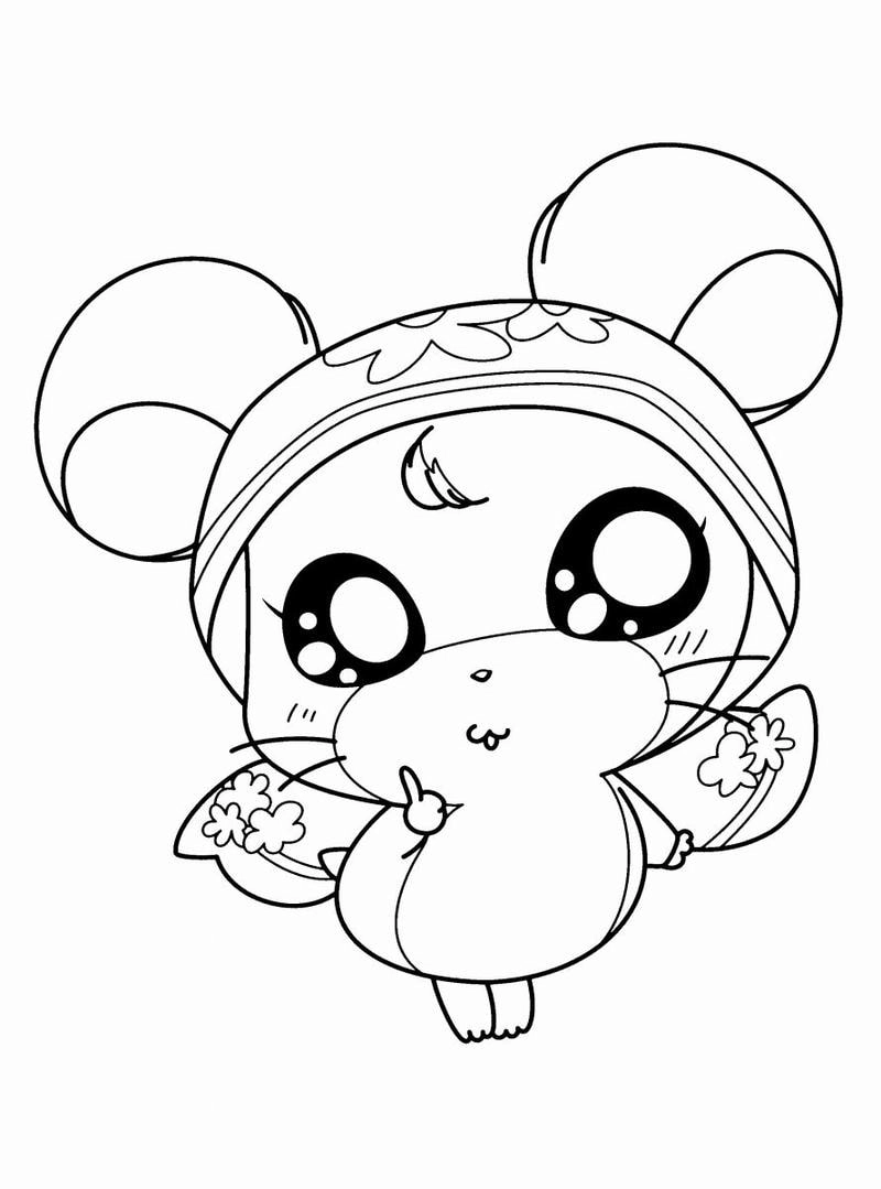 Tải ngay các mẫu tranh tô màu thú cưng chibi ngộ nghĩnh