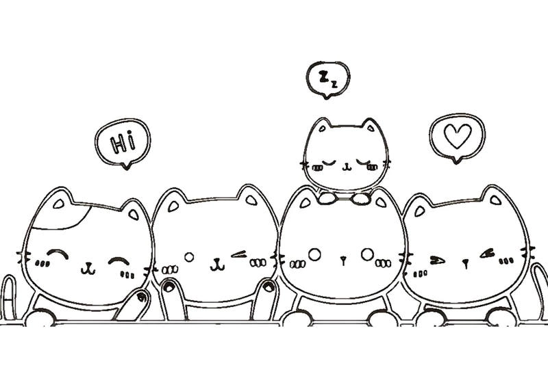 Bé tập tô với trang tô màu động vật chibi cho trẻ em hấp dẫn