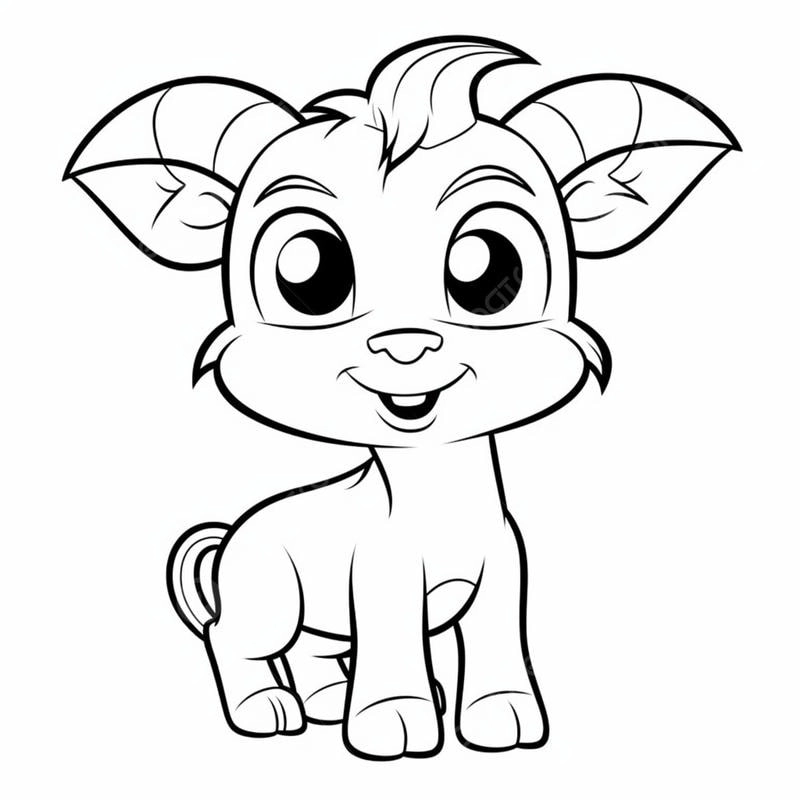 Thỏa sức sáng tạo với hình tô màu con vật cute