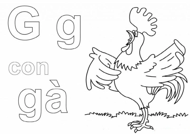 Khám phá tô màu gà trống dễ thương và hấp dẫn cho trẻ