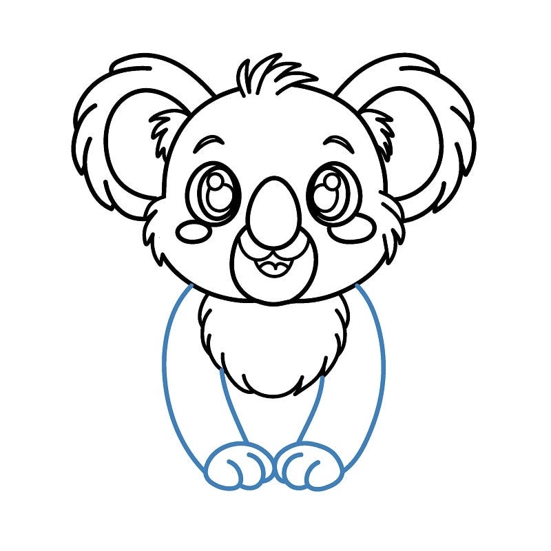 Khám phá tranh tô màu koala hoạt hình đầy ngộ nghĩnh