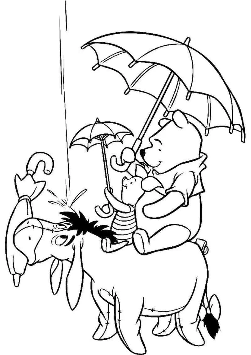 Sưu tập tranh tô màu gấu pooh đẹp nhất với hình ảnh sống động và ngộ nghĩnh