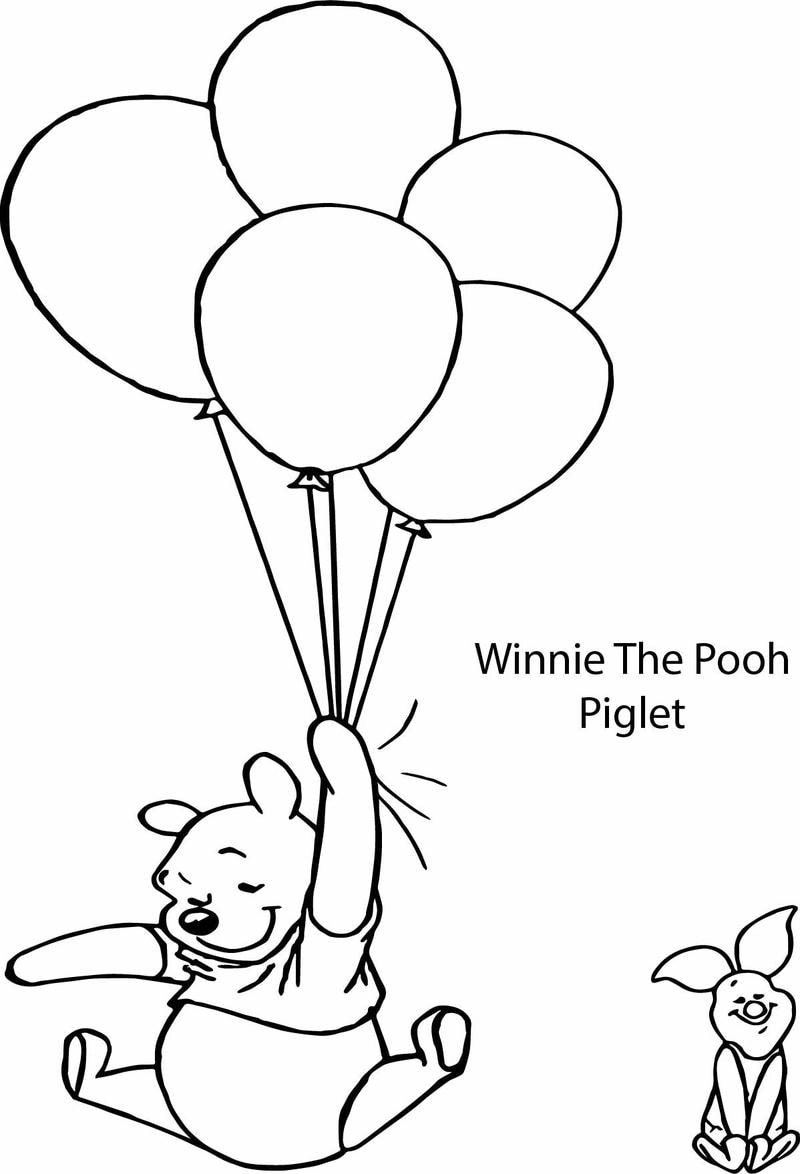Tận hưởng niềm vui cùng tranh tô màu gấu pooh ngộ nghĩnh cho bé mỗi ngày