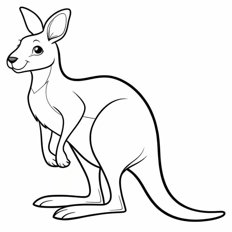 Tranh tô màu kangaroo là như thế nào?