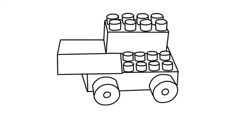 Trải nghiệm thú vị với tranh tô màu lego cảnh sát