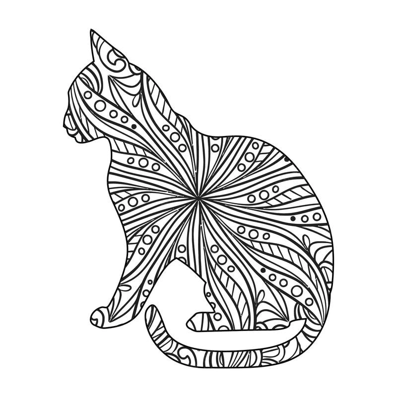 Trọn bộ bộ tranh tô màu mandala động vật phong phú cho bé khám phá