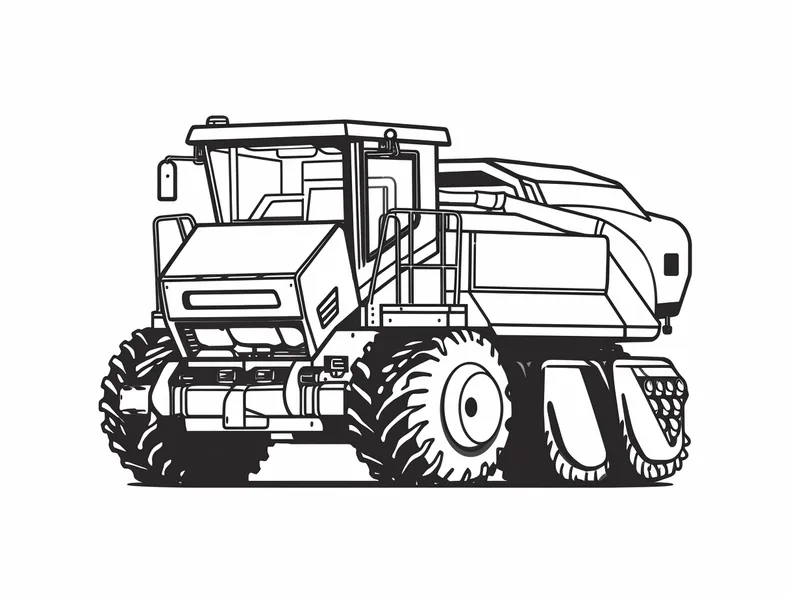 Hướng dẫn bé sáng tạo qua vẽ tranh máy gặt