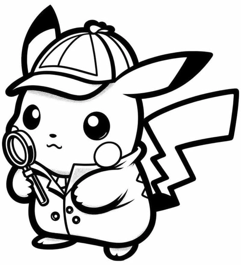 Khám phá hình ảnh tô màu Pikachu vui nhộn