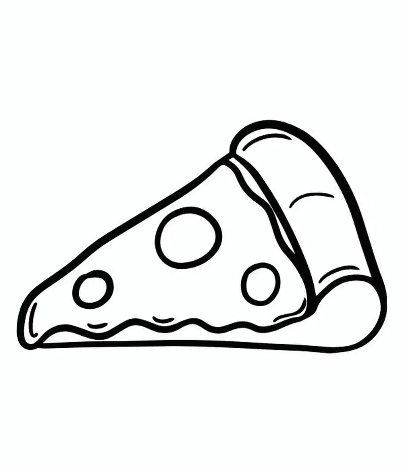 Khám phá bộ tranh tô màu bánh pizza cực đẹp
