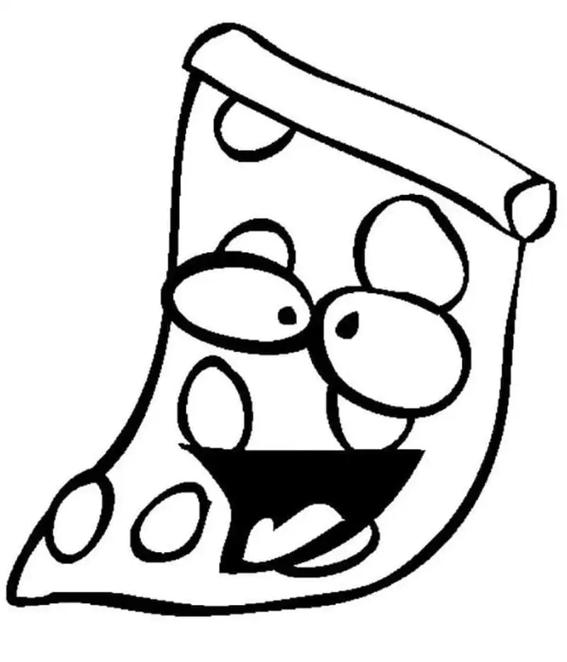 Tô màu thú vị cùng pizza tô màu hấp dẫn