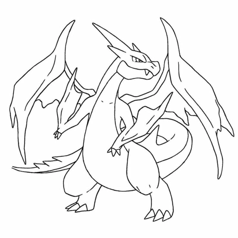 Bé sẽ thích hình tô màu pokemon huyền thoại nổi tiếng và vui nhộn