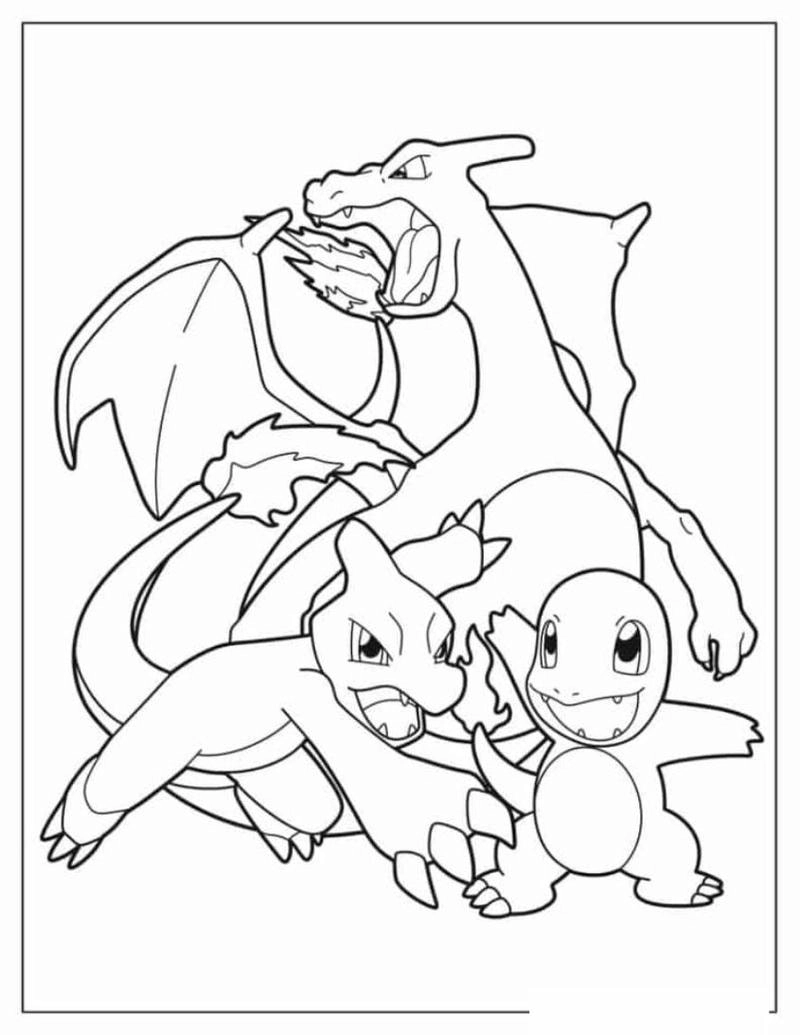 Khám phá hình pokemon chưa tô màu đầy màu sắc hấp dẫn
