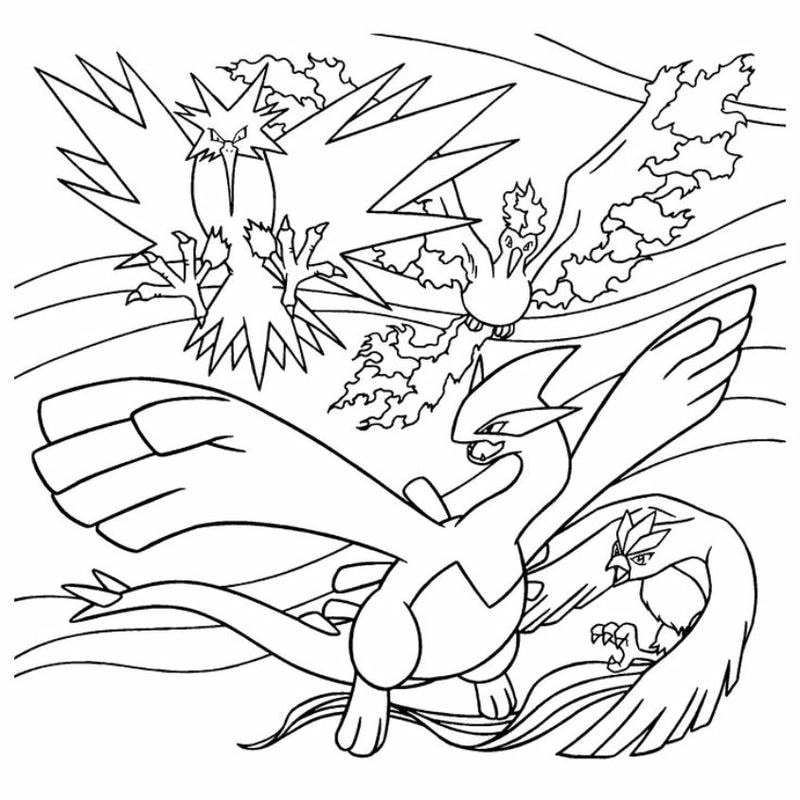 Tải bộ hình tô màu pokemon miễn phí cho giờ chơi thú vị