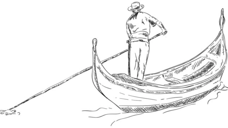 Lưu ngay bộ sưu tập hình tô màu thuyền gondola đẹp nhất