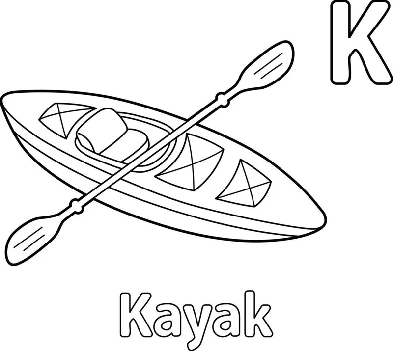 Tranh tô màu thuyền kayak là như thế nào?