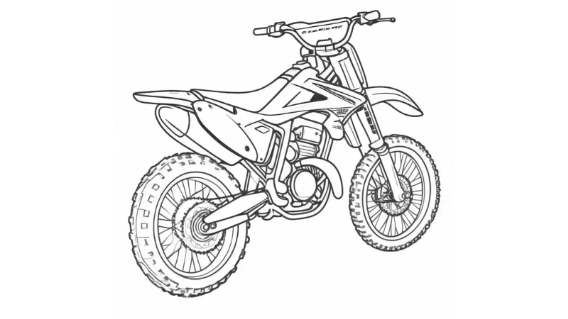 Giúp bé yêu thêm hứng thú cùng tranh tô màu moto