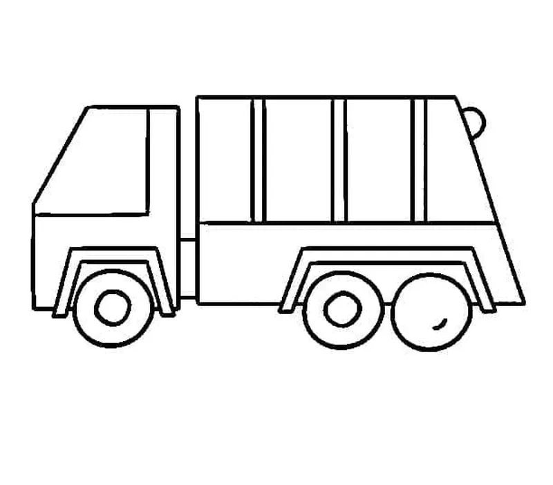 Bộ sưu tập đẹp mắt từ tranh tô màu xe rác
