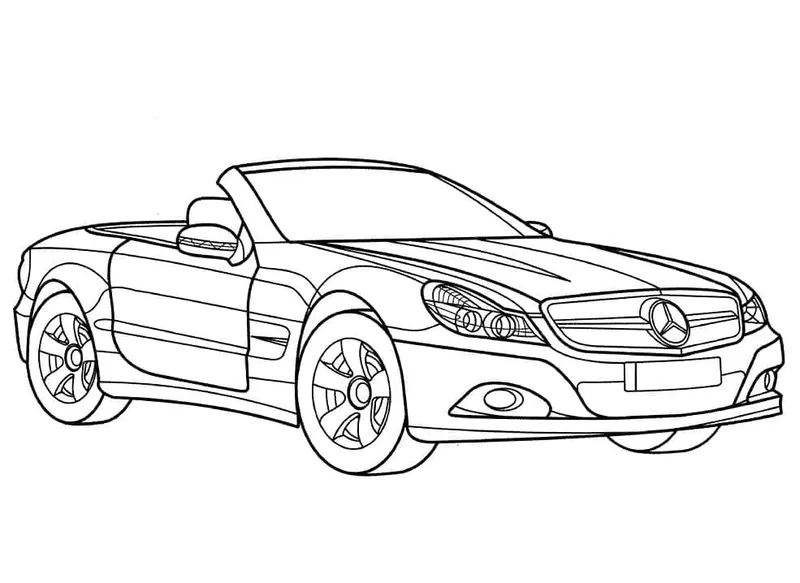 Bộ sưu tập sáng tạo đặc biệt từ tô màu xe Mercedes